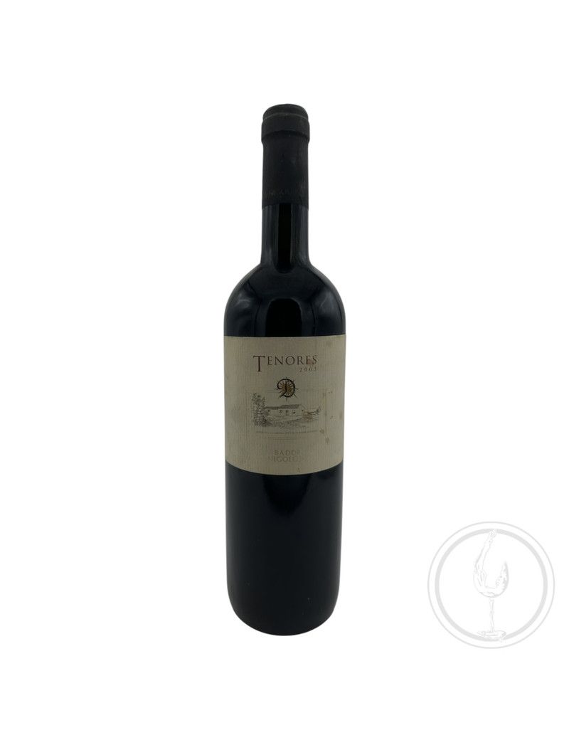 Badde Nigolosu Dettori - Romangia Rosso IGT "Tenores" 2003 0,75 lt. (Etichetta Macchiata)