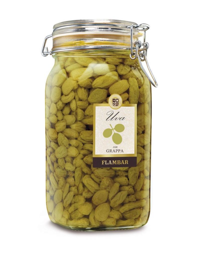 Mazzetti d'Altavilla - Frutta al Liquore "Linea Mescita" Uva con Grappa 1,5 kg.
