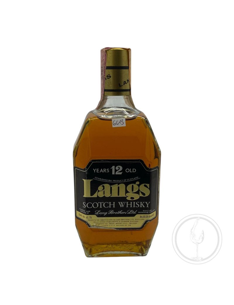 Lang Brothers - Scotch Whisky Langs 12 y 0,75 lt. Gnudi Import - COD. 6413 Lang Brothers - Scotch Whisky Langs 12 y 0,75 lt. Gnudi Import - COD. 6413
