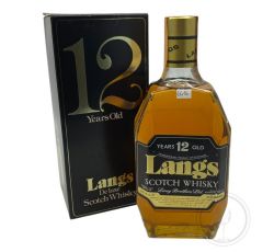 Lang Brothers - Scotch Whisky Langs 12 y 0,75 lt. + Box Gnudi Import - COD. 6416