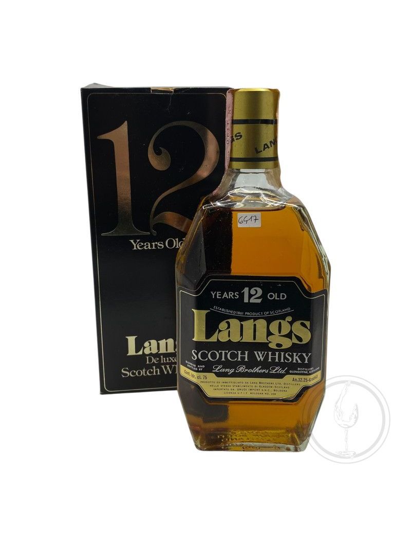 Lang Brothers - Scotch Whisky Langs 12 y 0,75 lt. + Box Gnudi Import - COD. 6417 Lang Brothers - Scotch Whisky Langs 12 y 0,75 lt. + Box Gnudi Import - COD. 6417