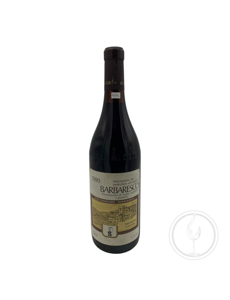 Vintage Bottle - Luigi Giordano Barbaresco DOCG "Vigneto Cavana" 1990 0,75 lt. - COD. 10814