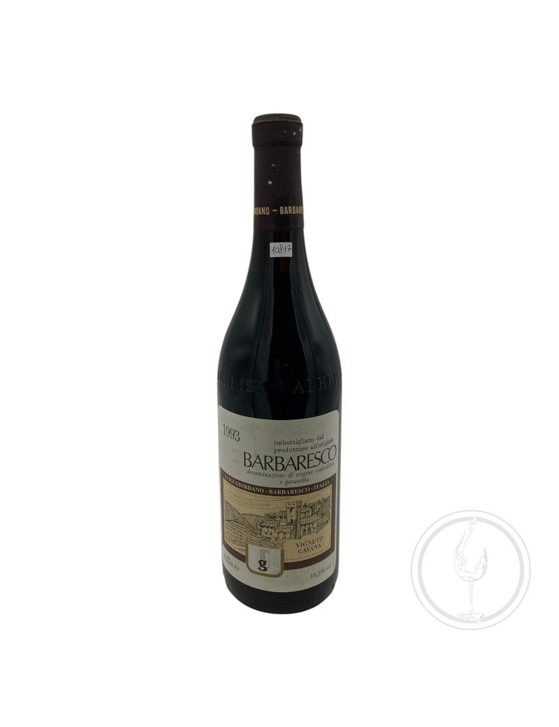 Vintage Bottle - Luigi Giordano Barbaresco DOCG "Vigneto Cavana" 1993 0,75 lt. - COD. 10817