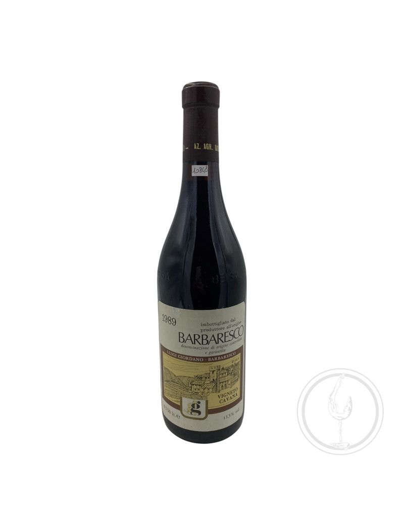 Vintage Bottle - Luigi Giordano Barbaresco DOCG "Vigneto Cavana" 1989 0,75 lt. - COD. 10848