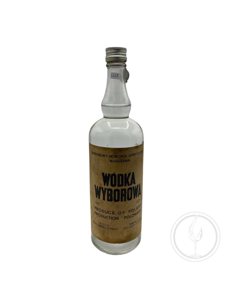 Vintage Bottle - Wyborowa Vodka 0,75 lt. SIGILLO STELLA - COD. 6448