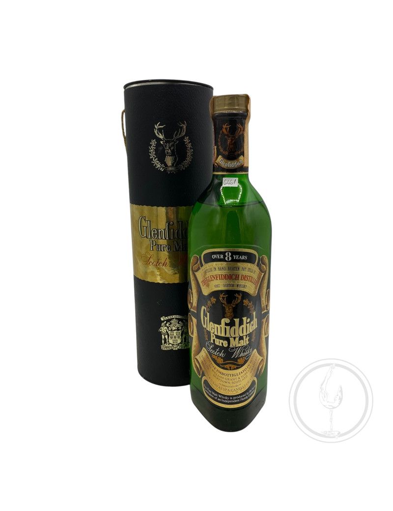 Glenfiddich - Pure Malt Scotch Whisky over 8 y 0,75 lt. + Box (old version) F.lli Gancia Import. - COD. 6461