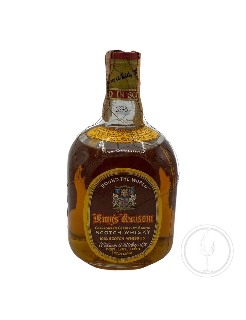 William Whiteley - Glenforres Glenlivet Blend Scotch Whisky "King's Ransom" 0,75 lt. - COD. 6373 William Whiteley - Glenforres Glenlivet Blend Scotch Whisky "King's Ransom" 0,75 lt. - COD. 6373