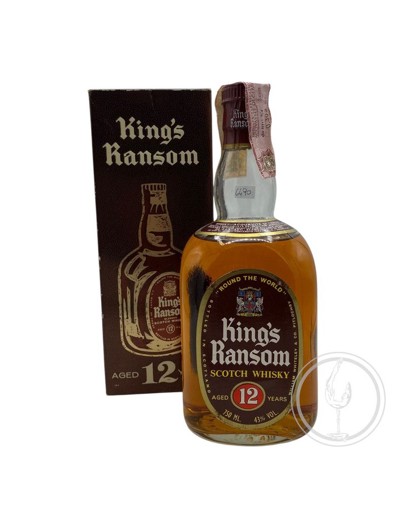 William Whiteley - King's Ransom Scotch Whisky 12 y 0,75 lt. + Box (old version) - COD. 6490