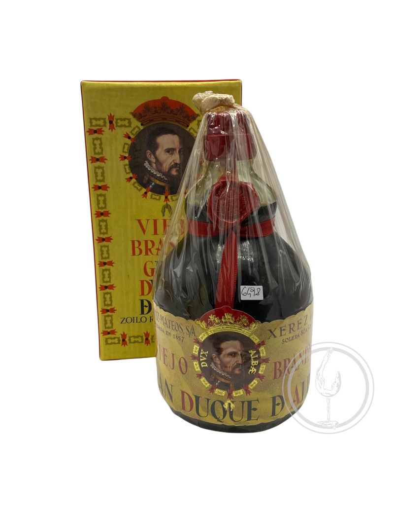 Zoilo Rviz-Mateos - Viejo Brandy Gran Duque d'Alba Solera 80 anos 0,75 lt. + Box (old version) - COD. 6498 Zoilo Rviz-Mateos - Viejo Brandy Gran Duque d'Alba Solera 80 anos 0,75 lt. + Box (old version) - COD. 6498