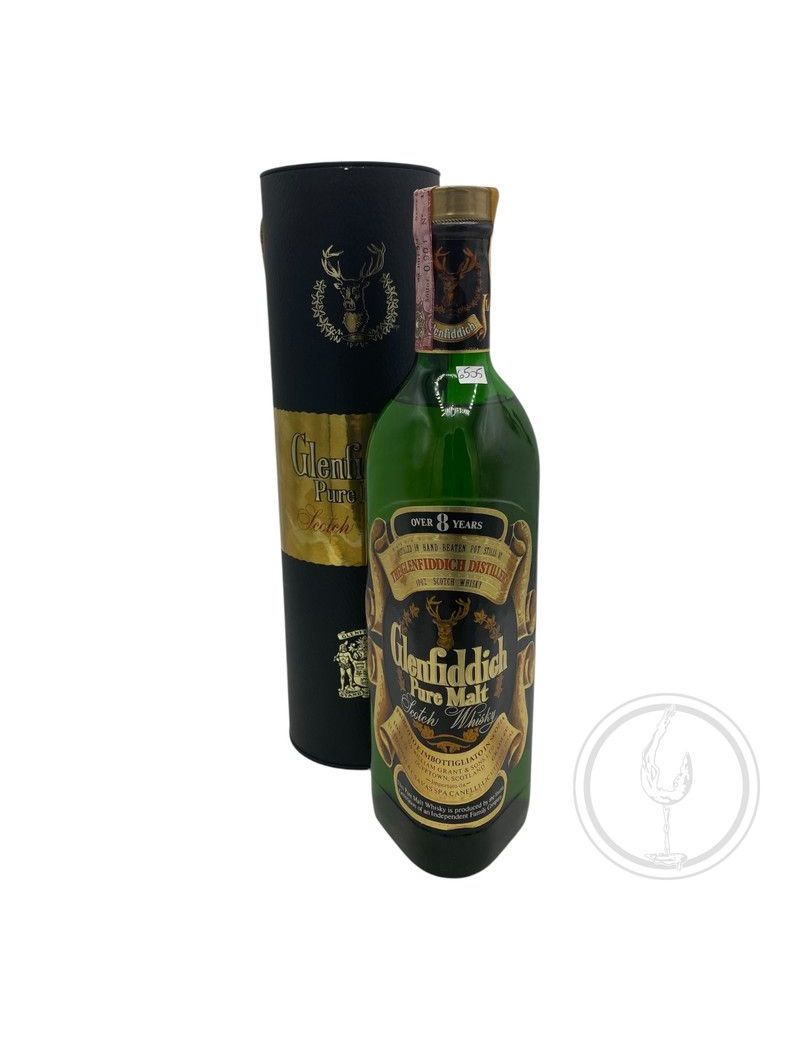 Glenfiddich - Pure Malt Scotch Whisky over 8 y 0,75 lt. + Box (old version) F.lli Gancia Import. - COD. 6505