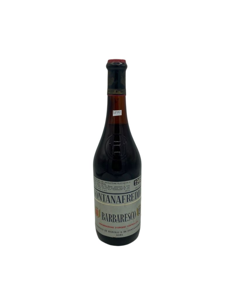 Vintage Bottle - Fontanafredda Barbaresco DOC 1969 0,72 lt. CLEAR COLOR - COD. 3730 Vintage Bottle - Fontanafredda Barbaresco DOC 1969 0,72 lt. CLEAR COLOR - COD. 3730