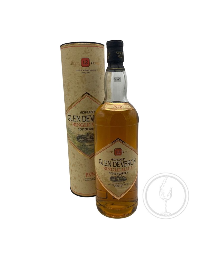 Macduff Distillery - Highland Single Malt Scotch Whisky Glen Deveron 12 y 1978 1 lt. + Box - COD. 6543 Macduff Distillery - Highland Single Malt Scotch Whisky Glen Deveron 12 y 1978 1 lt. + Box - COD. 6543