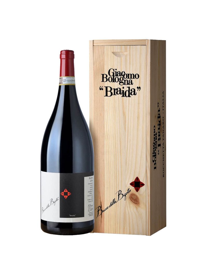 Braida Giacomo Bologna - Barbera d'Asti Superiore DOCG "Bricco della Bigotta" 2020 3 lt. JEROBOAM + Box Legno