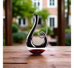 Decanter in Vetro "Spirale Design"