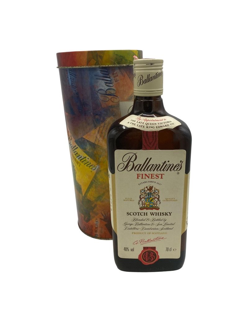 Ballantine's - Finest Scotch Whisky 0,70 lt. + Box in Latta Colorato