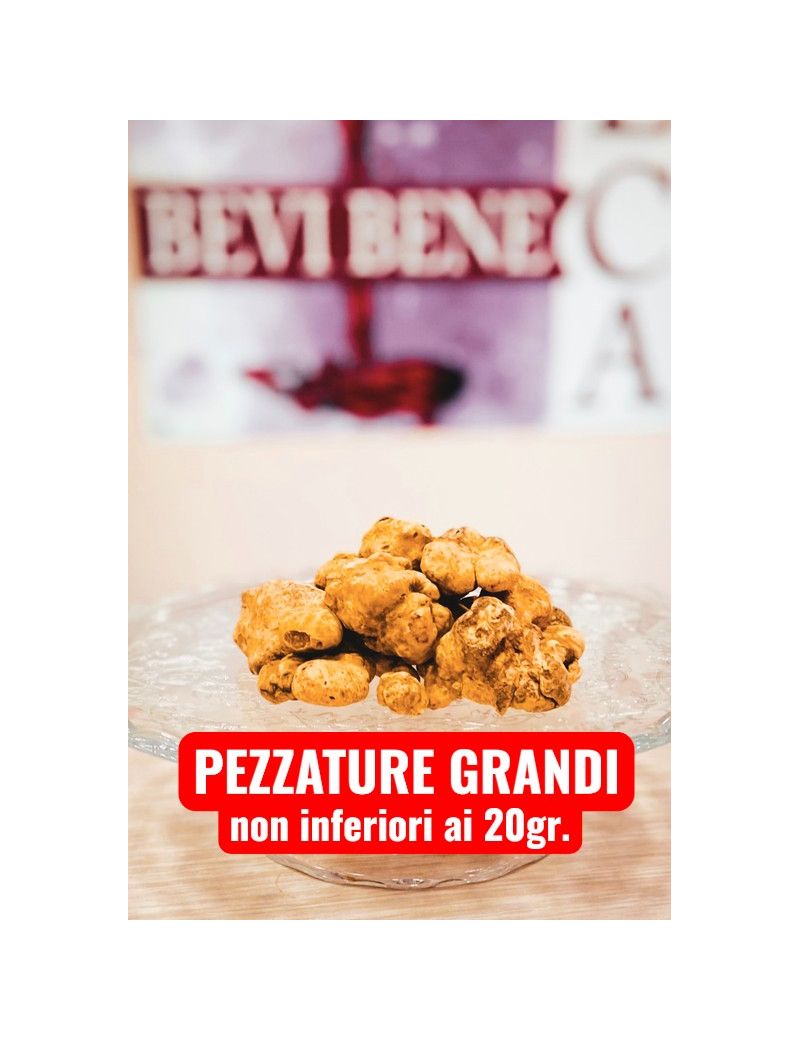 Tartufo Bianco d'Alba Fresco 500 gr Tuber Magnatum Pico PEZZATURE GRANDI Tartufo Bianco d'Alba Fresco 500 gr Tuber Magnatum Pico PEZZATURE GRANDI