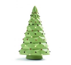 La Perla Cioccolato di Torino - Albero di Natale di Cioccolato Bianco e Pistacchio Salato 250 gr.