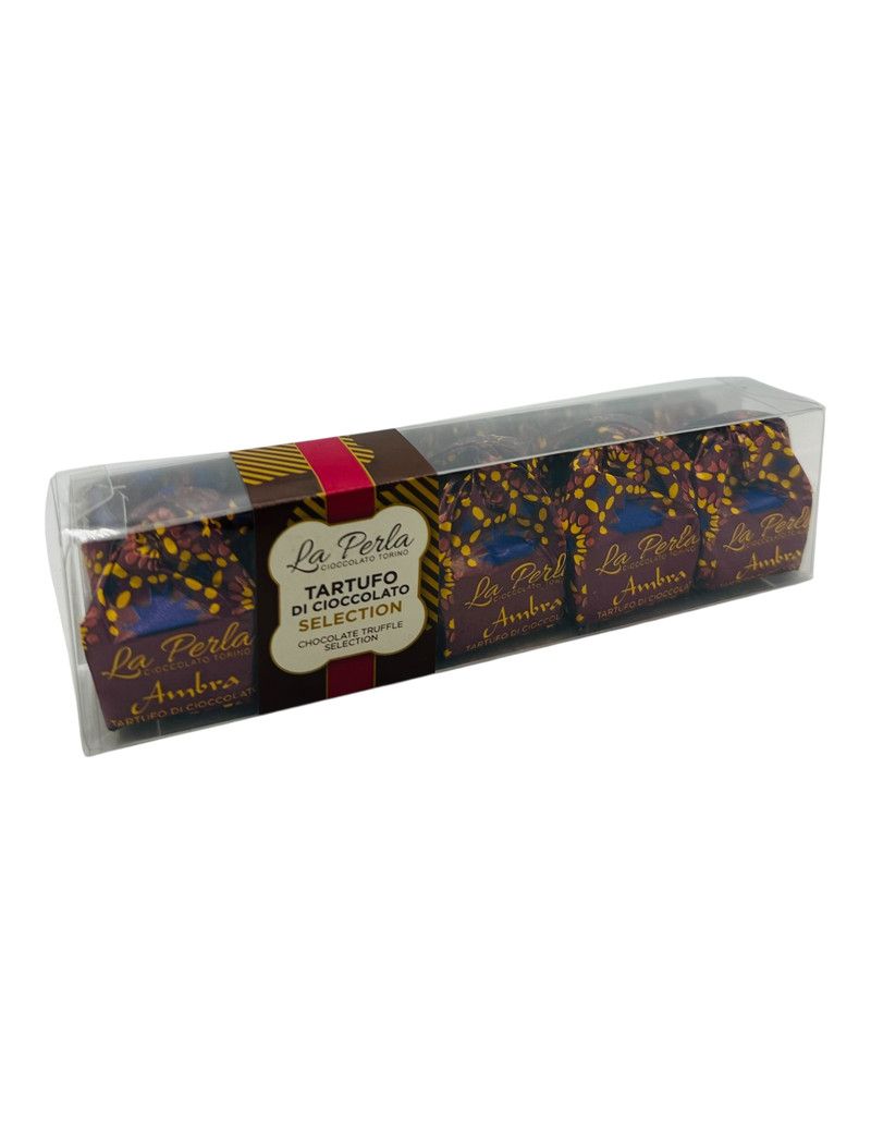La Perla Cioccolato di Torino - Tartufi di cioccolato Selection I Cinque Ambra 70 gr.
