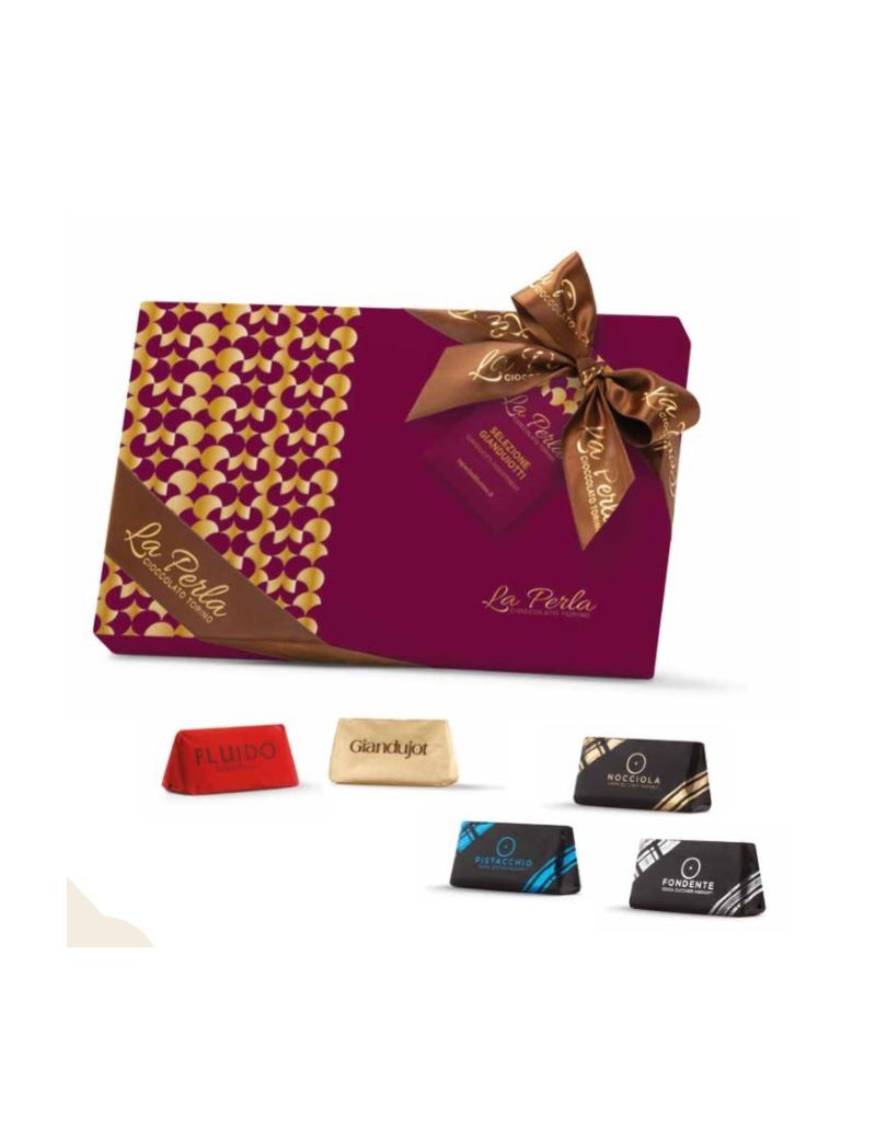 La Perla Cioccolato di Torino - Cioccolato Giandujotti "Giandujot" Selezione Assortita vari gusti 260 gr.