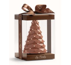 La Perla Cioccolato di Torino - Albero di Natale di Cioccolato Finissimo al Latte 250 gr.