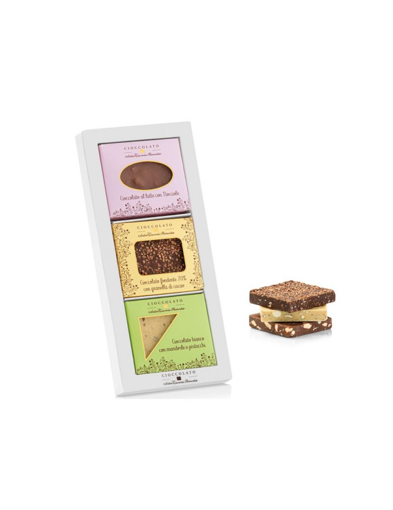 Antica Torroneria Piemontese - Tavolette di Cioccolato Mini Degustazione 120 gr.