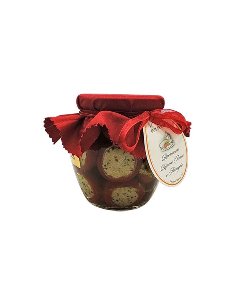 Brezzo - Peperoncini Ripieni con Tonno e Acciughe 520 gr.