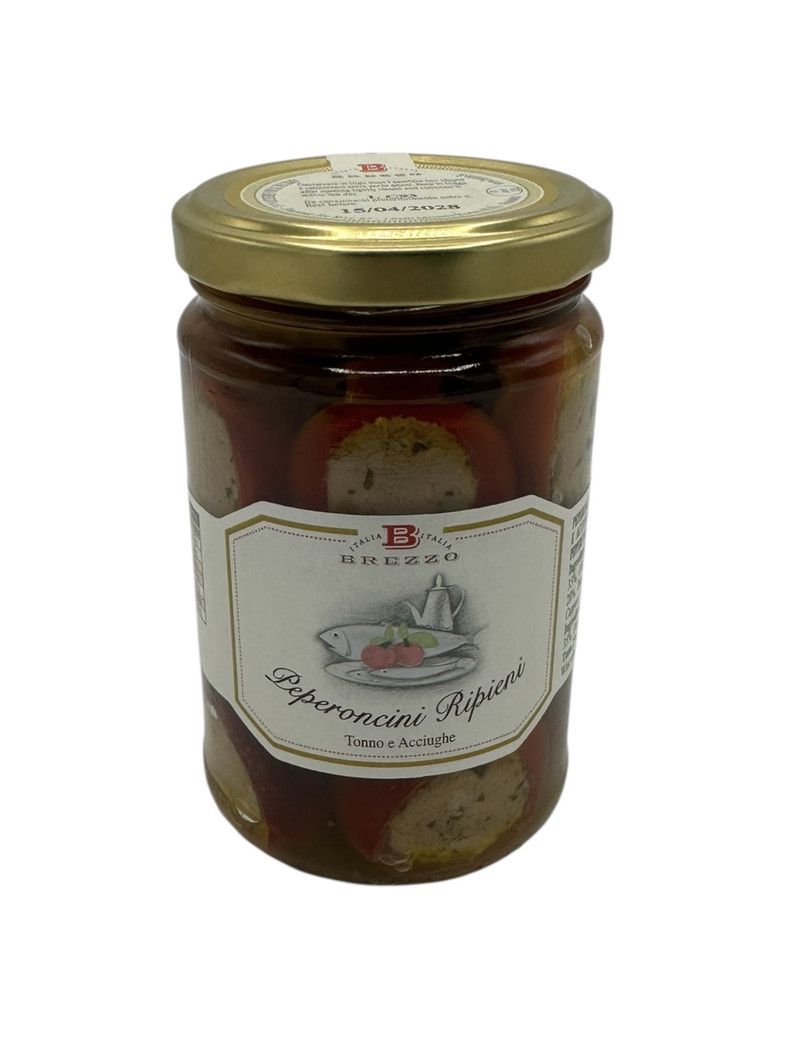 Brezzo - Peperoncini Ripieni con Tonno e Acciughe 280 gr.
