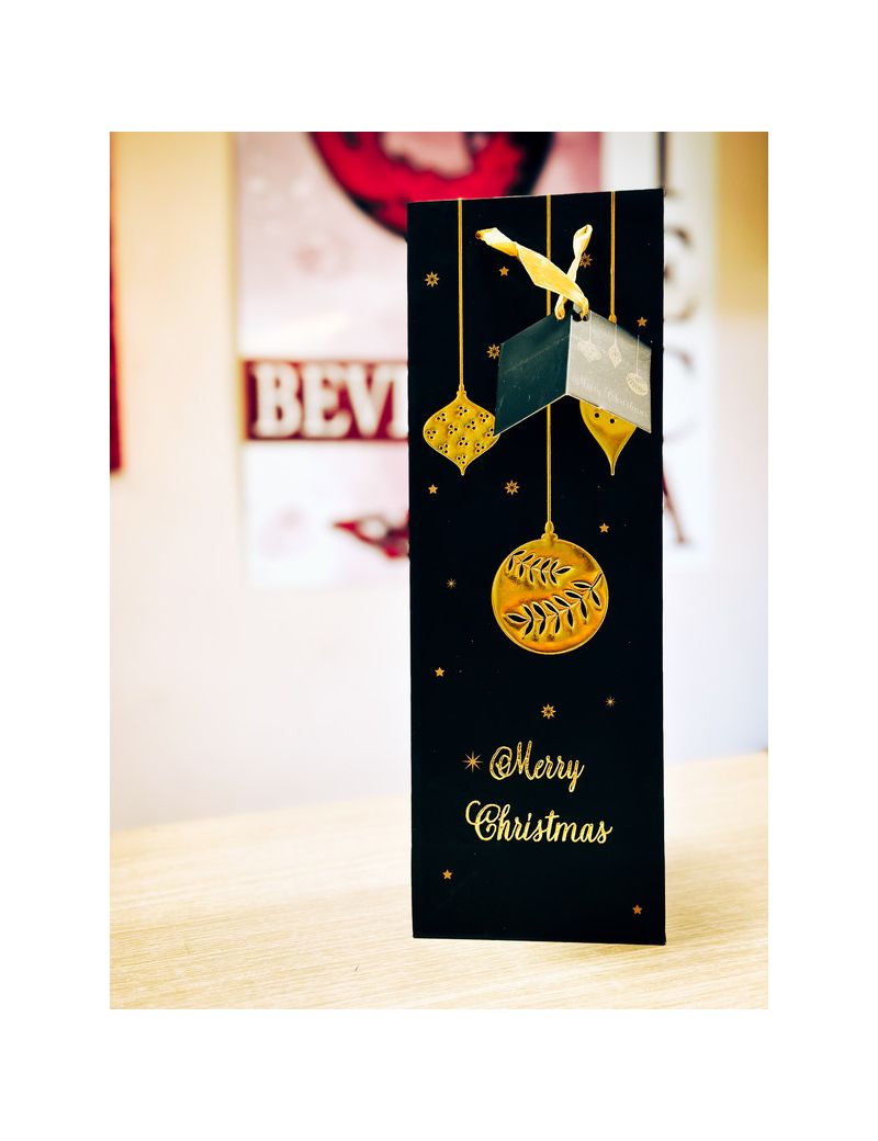 Borsa Portabottiglia Natale “Merry Christmas” per una bottiglia Borsa Portabottiglia Natale “Merry Christmas” per una bottiglia