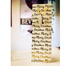 Borsa Portabottiglia Natale “Merry Christmas” per una bottiglia