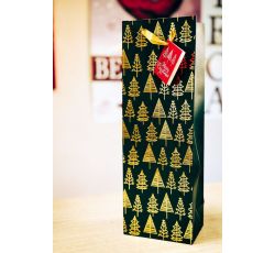 Borsa Portabottiglia Natale “Merry Christmas” per una bottiglia