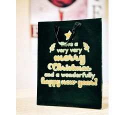 Borsa Regalo Natalizia Piccola “Merry Christmas”
