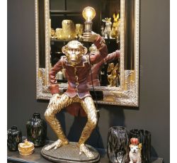 Werner Voss - Lampada da Tavolo "Cheetah" gold Scimmia