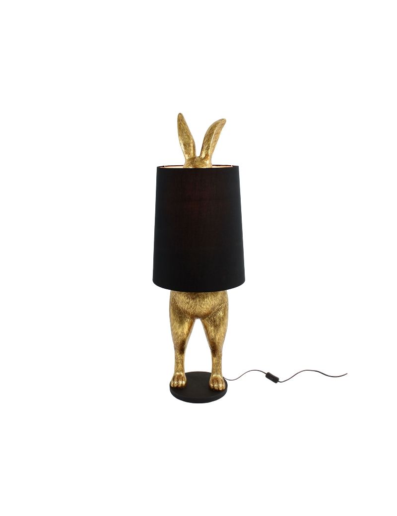 Werner Voss - Lampada da Pavimento "Hiding Rabbit" Coniglio Nascosto Black 115cm