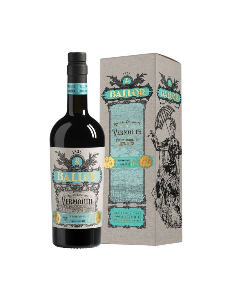 Ballor - Vermouth Ricetta Originale 0,75 lt. + Box